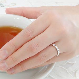 指輪　レディース　ダイヤモンド リング 　プラチナ　エタニティ pt900　ドット 0.25ct CSR0146-ptの画像