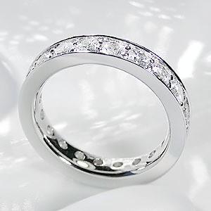 2カラット プラチナ ダイヤモンド フルエタニティ リング ハートアンドキューピッド 2ct pt950 プラチナ ダイヤ 結婚 指輪  H＆C フチあり フルエタ CSR0191-pt｜classicchess｜02