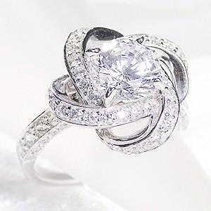 Classic CHESS プラチナ 1.4カラット 指輪 ダイヤ 大粒