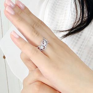 ダイヤモンド オープンハート リング ハート 送料無料 プラチナ 指輪 ダイヤ 可愛い 0.5カラット pt900 0.5ct 人気 おすすめ ダイア プレゼント CSR0225-pt | Classic CHESS | 02