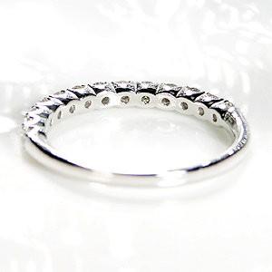 プラチナ 0.5カラット ダイヤモンドエタニティ リング 指輪 プラチナ PT950 0.5ct ダイヤ ハーフエタニティ シンプル 可愛い 重ねづけ CSR0254-pt