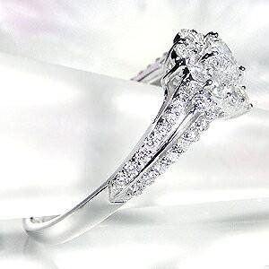 ダイヤモンドハート　プラチナ950リング Classic CHESS プラチナ pt950 ハート ダイヤ リング 0.8ctUP