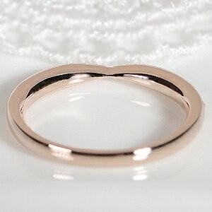 ダイヤモンド リング ハーフエタニティ ピンクゴールド K18PG 0.12ct シンプル SIクラス 結婚 婚約 人気 可愛い 指輪 CSR0277-PGの画像