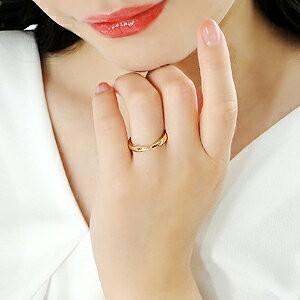K18YG 地金リング 指輪 レディース メンズ ユニセックスリング ペアリング ユニセックス 男女兼用 イエローゴールド 18金 18k シンプル 結婚 CSR0282-18Y | Classic CHESS | 02