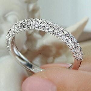 ダイヤ リング フル エタニティプラチナ メレ パヴェ ダイヤモンド 指輪 楽天市場】Pt950/K18YG ダイヤモンド パヴェ フルエタニティ リング