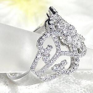 pt950 ダイヤモンド リング 0.70ct プラチナ ダイヤ リング ダイア 指輪 レディース ジュエリー プレゼント CSR0305-Ptの画像