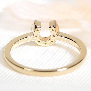 Classic CHESS（クラシックチェス） K18YG 馬蹄 ダイヤモンド ピンキー