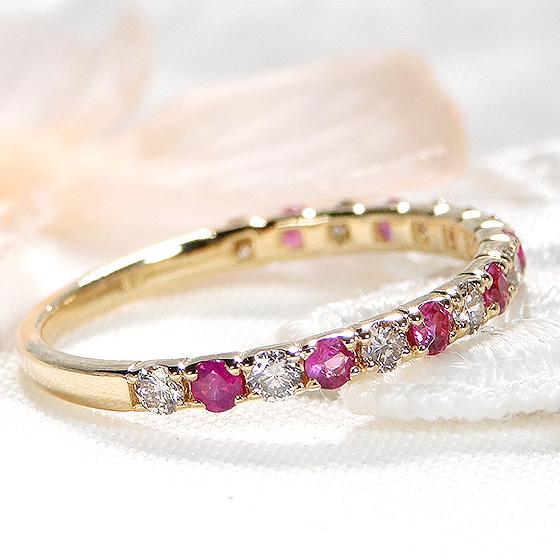 ★ K18 天然ルビー ハート ダイヤ レトロ 10号 ゴールド 楽天市場】【AUTUMNSALE 10/11(火)9:00迄】 ミキモト ルビー