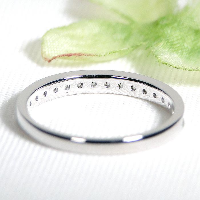 Pt950 ダイヤモンド ハーフ エタニティ リング 0.30ct ダイヤ 可愛い 人気 プラチナ エンゲージ マリッジ 重ね着け デイリー  CSR0339-PT クラシックチェス | Classic CHESS | 05