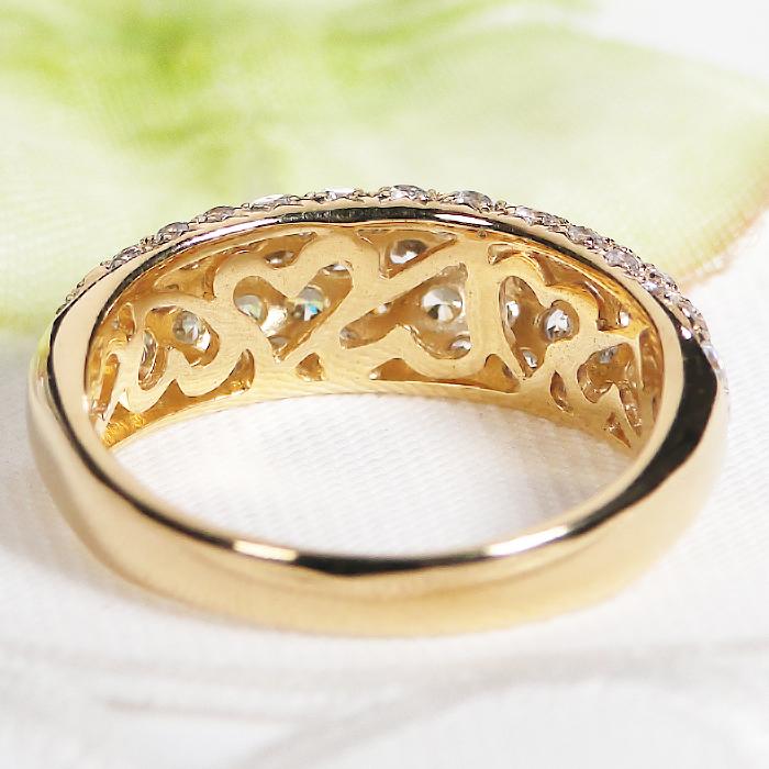 Classic CHESS（クラシックチェス） K18YG ダイヤモンド パヴェ リング