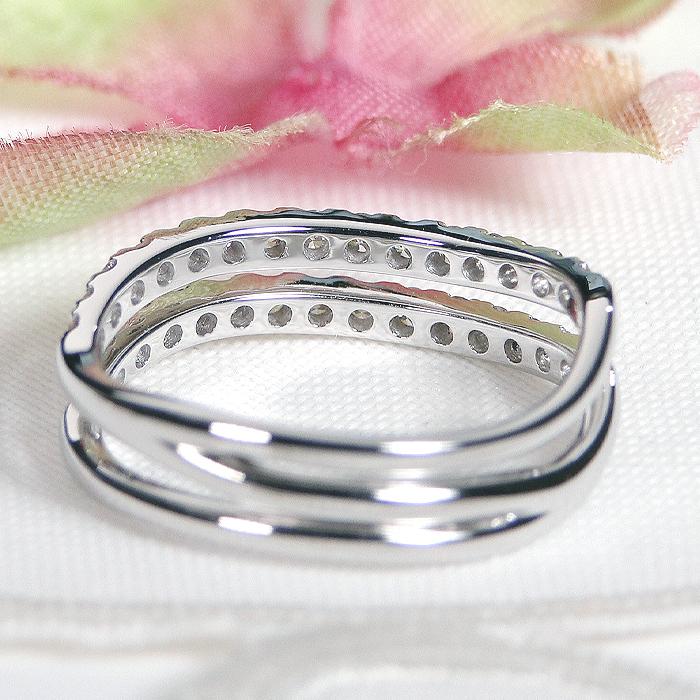 Classic CHESS Pt950 K18YG 二連風 ダイヤモンドリング 0.54ct