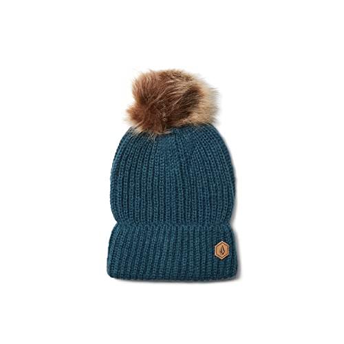 [ヴォルコム] レディース ニットキャップ (ボンボン付き) [K5852302/LULA BEANIE] 帽子 かわいい SRB_ストームブ