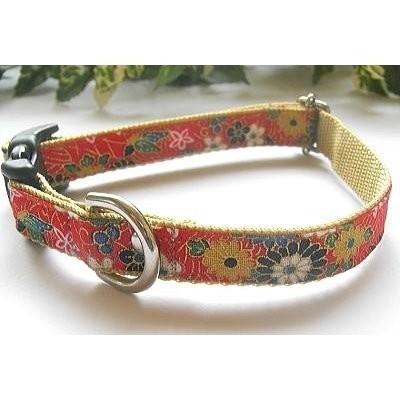 【30％OFF】【松竹梅：赤】S　犬　首輪＆リードセット |  | 01