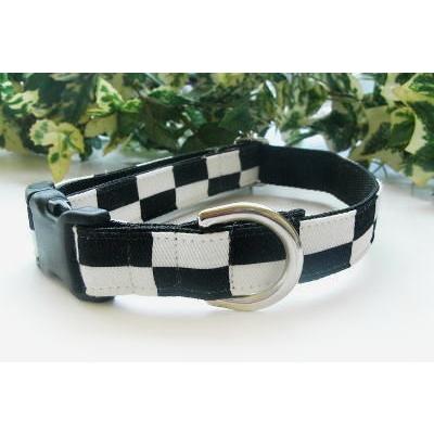 【20％OFF】【市松模様】S　犬　首輪＆リードセット |  | 01
