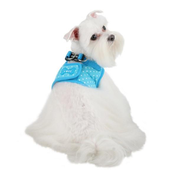 【50％OFF】【PUPPIA パピア】ドッティ胴輪（ハーネス）　S〜L（AH301） |  | 02