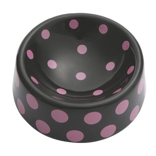 【在庫処分】ブラックドット　フードボール　犬　猫　食器 |  | 02