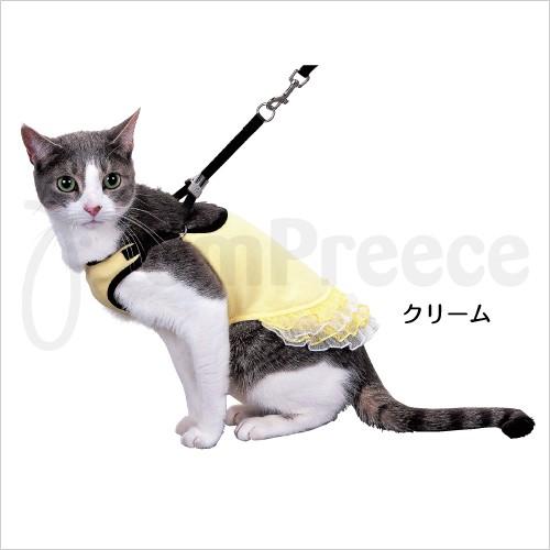 【50％OFF】猫用 スーパードレス胴輪&リード　ラインストーンフリフリワンピ　２〜３号(9624)　ポンポリース |  | 02