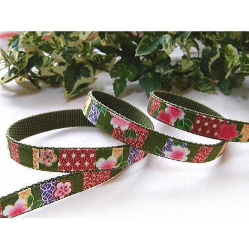 【30％OFF】【大正ロマン：抹茶】S　犬　首輪＆リードセット |  | 01