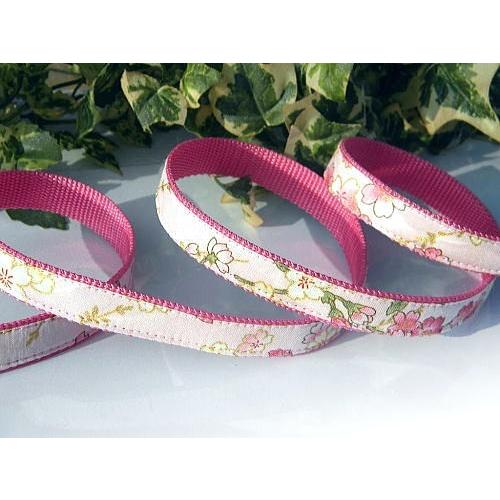 【30％OFF】【枝垂桜：ピンク】M　犬　首輪＆リードセット |  | 01