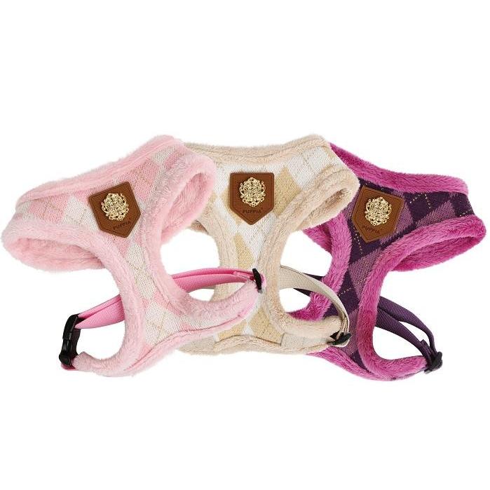 【50％OFF】【PUPPIA】アーガイルモードライトフィット胴輪（ハーネス）　S〜L | 