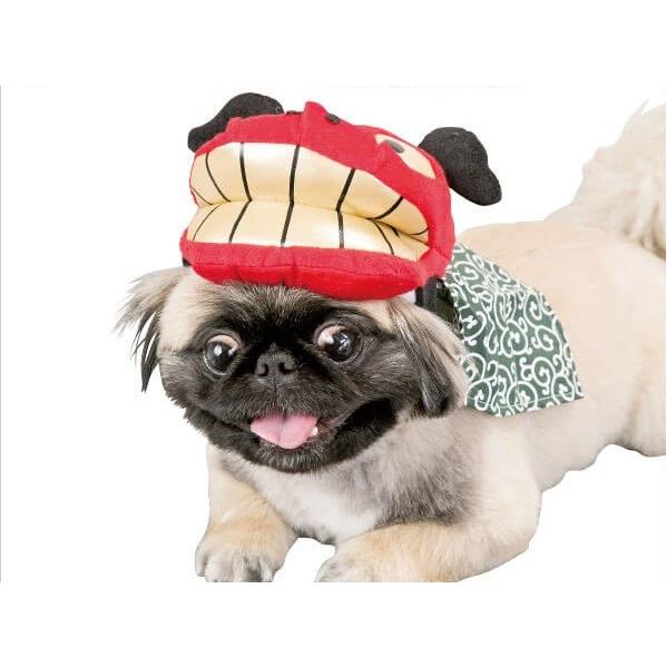 獅子舞帽子 Ll 3142 中型犬 年賀状 お正月 撮影 コスプレ かぶりもの Pet Healing ペットヒーリング 通販 Yahoo ショッピング