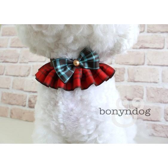 【30％OFF】bonyndog　ショコラベリー　フリルカラー＆リードセット　XS〜XL |  | 02