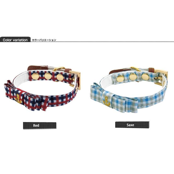 【50％OFF】【RADICA*ラディカ】チェックのリボンカラー　M (R5013)　犬　首輪 | 