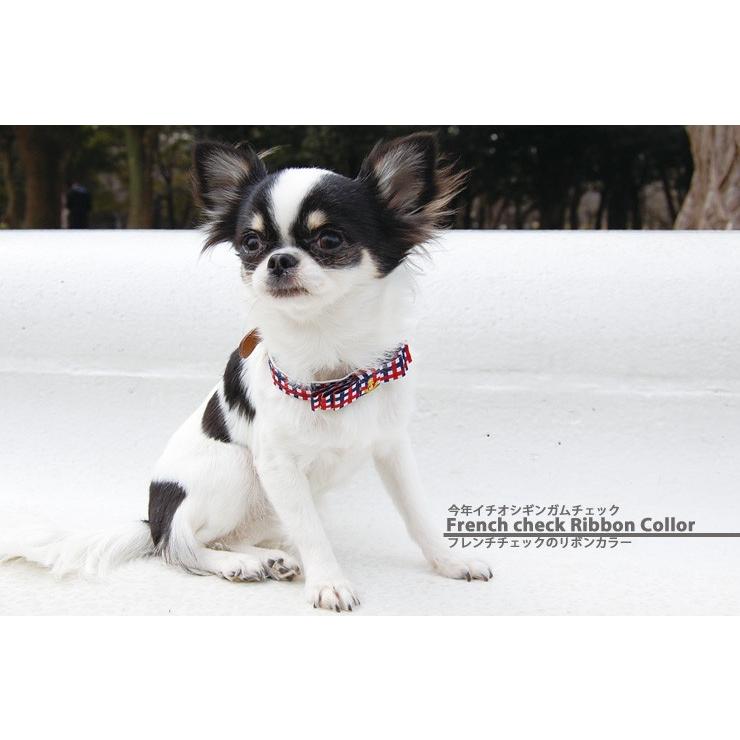 【50％OFF】【RADICA*ラディカ】チェックのリボンカラー　M (R5013)　犬　首輪 |  | 01