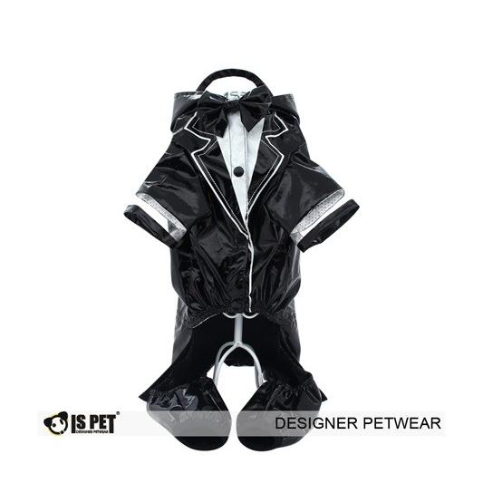 【50％OFF】タキシード　レインコート　ＸＳ〜Ｌ　犬　レインコート |  | 02