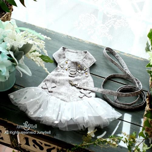 ドレスハーネス Luxyドレスハーネス＆リードセット S〜L（洋服タイプ胴輪・ハーネス