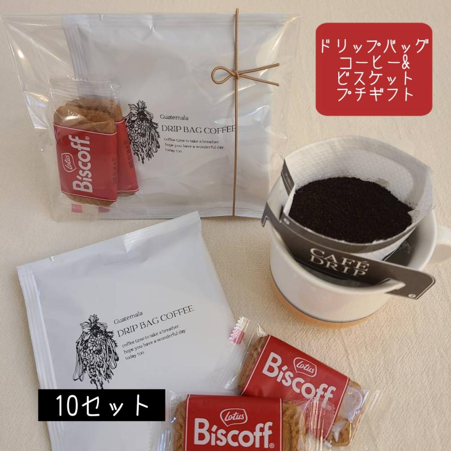 10セットまとめ買い／ドリップバッグコーヒー ロータス ビスケット