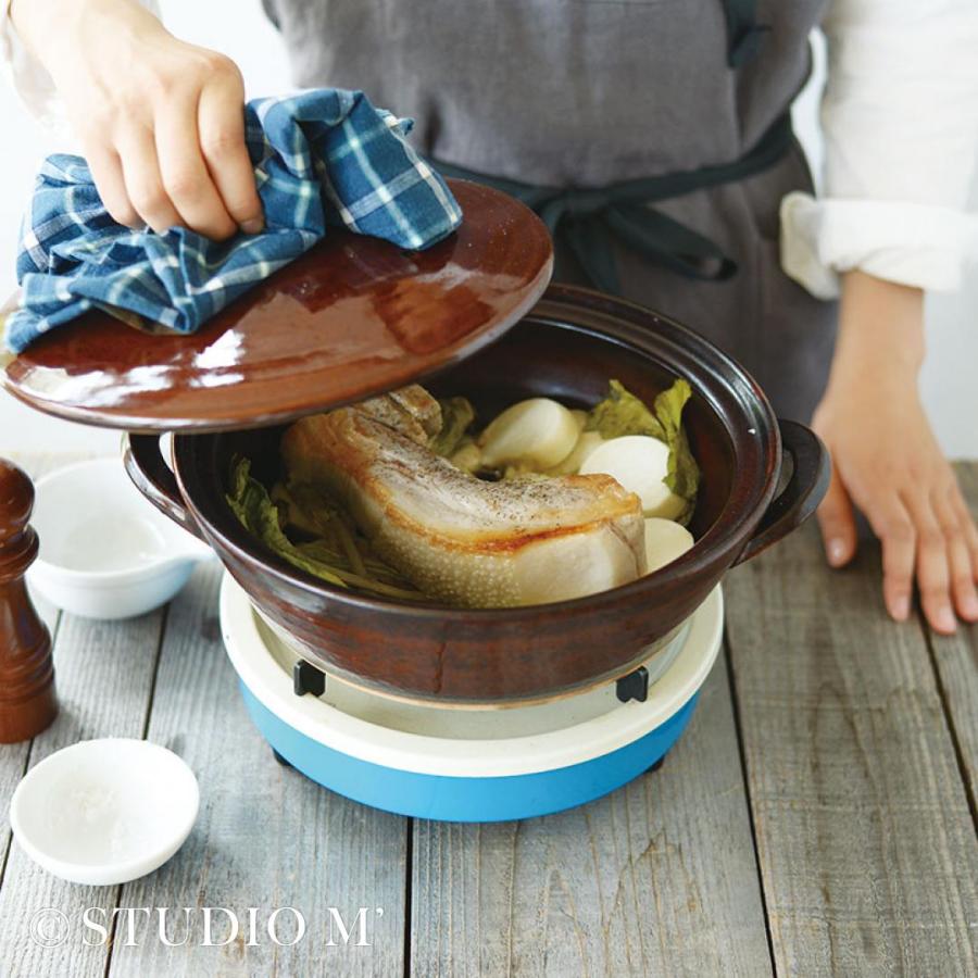 studio m' STUDIO M' スタジオエム ドゥーブ 9号鍋 土鍋