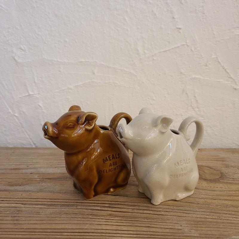 STUDIO M' スタジオエム ブーちゃん ピッチャーS ブタ ミルクピッチャー ミルクポット 日本製 おしゃれ 食器 カフェ | studio m'