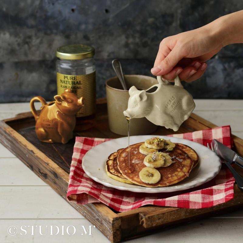 STUDIO M' スタジオエム ブーちゃん ピッチャーS ブタ ミルクピッチャー ミルクポット 日本製 おしゃれ 食器 カフェ | studio m' | 03