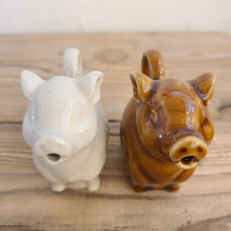 STUDIO M' スタジオエム ブーちゃん ピッチャーS ブタ ミルクピッチャー ミルクポット 日本製 おしゃれ 食器 カフェ | studio m' | 05