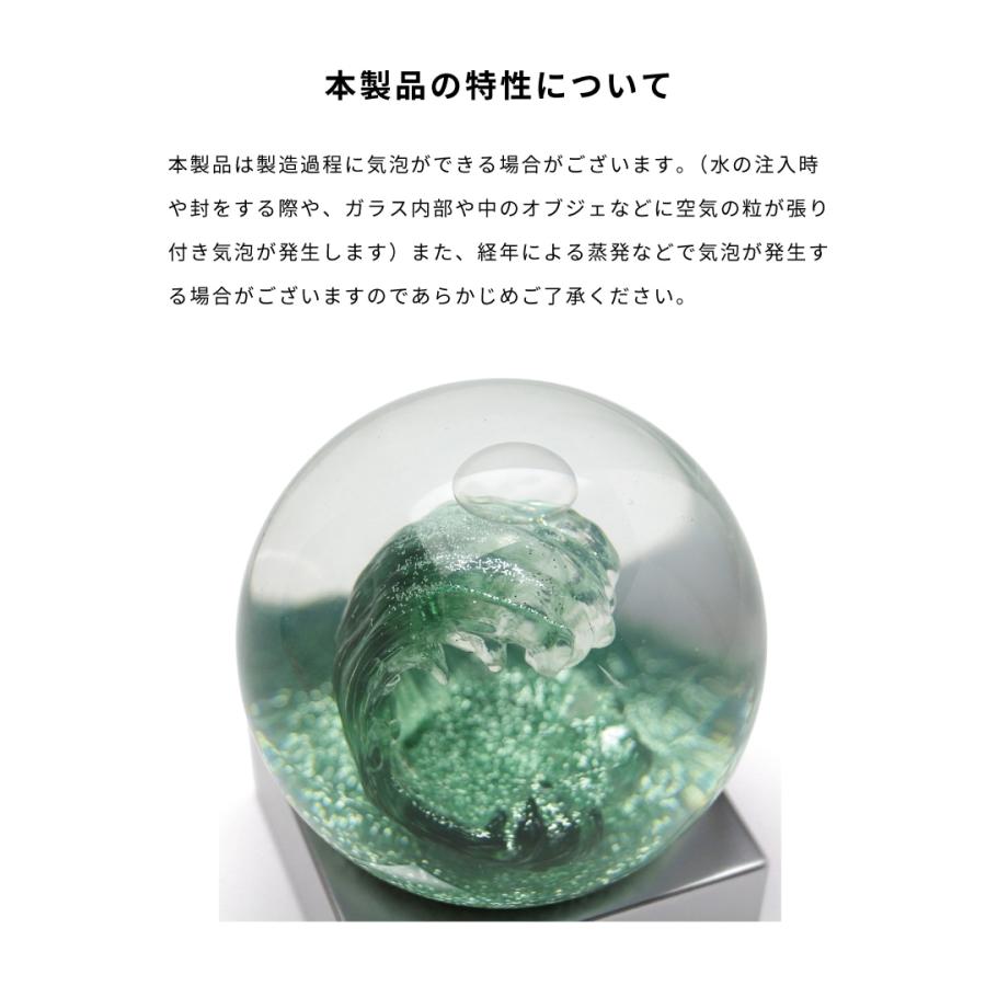 スノードーム アワナミ AWANAMI 波のスノードーム 置き物 ディスプレイ おしゃれ | DETAIL | 12