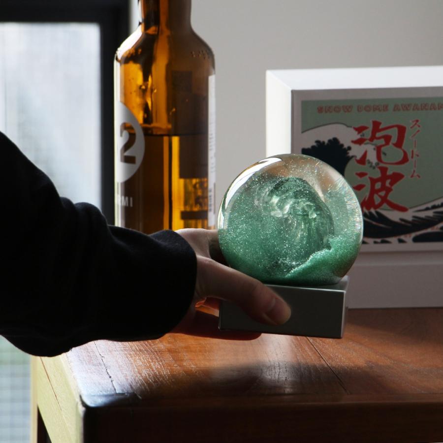 スノードーム アワナミ AWANAMI 波のスノードーム 置き物 ディスプレイ おしゃれ | DETAIL | 01