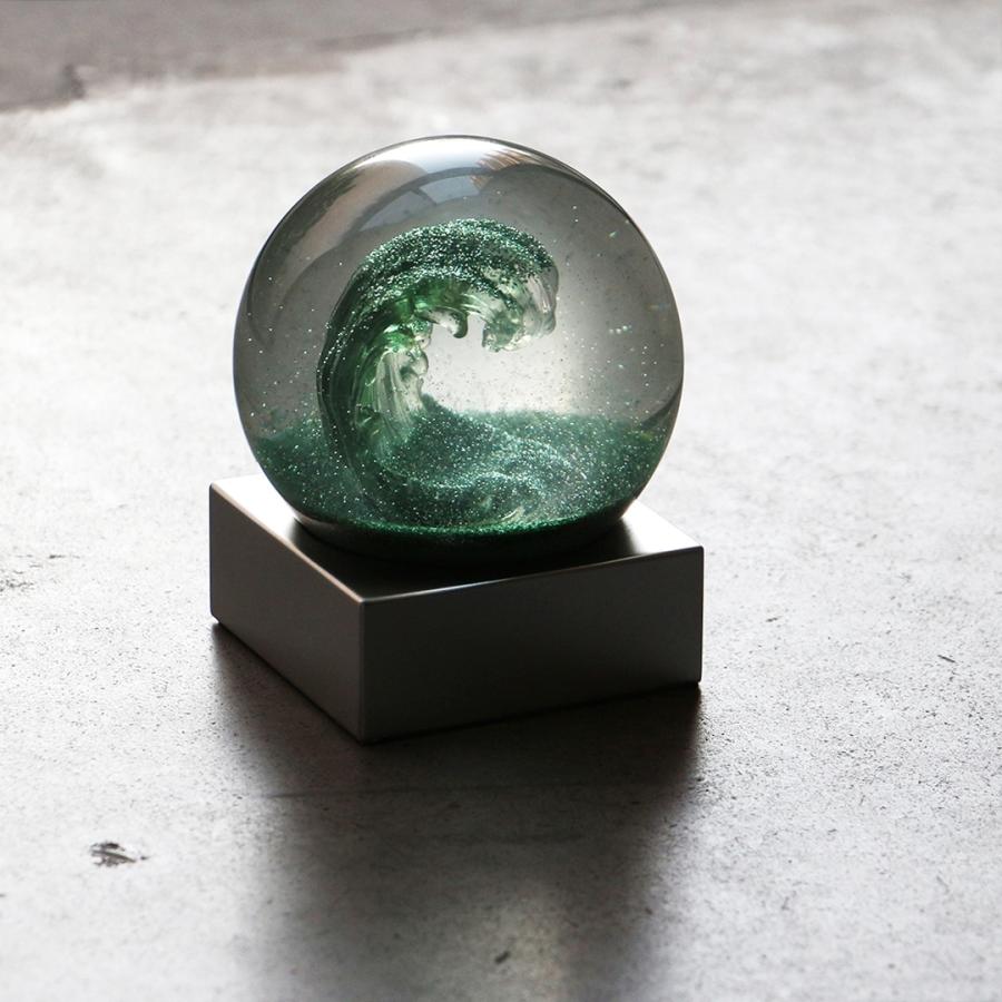 スノードーム アワナミ AWANAMI 波のスノードーム 置き物 ディスプレイ おしゃれ | DETAIL | 05
