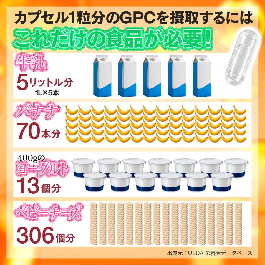 公式】GPCワン・プレミアム 30粒 アルファGPC 550mg 母乳成分 子供