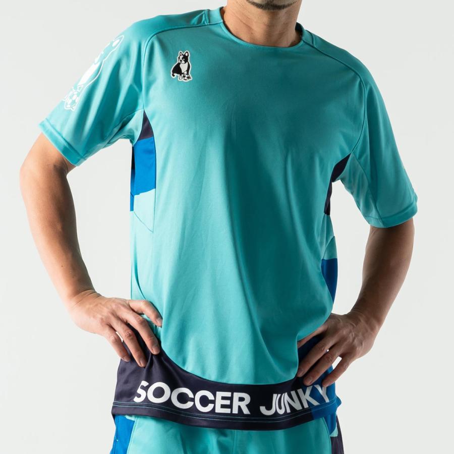 サッカージャンキー 人気新品 ワークアウトシャツ プラシャツ 一番人気物 soccerjunky SJ22A01