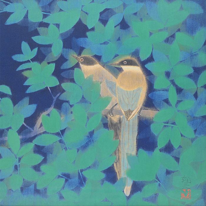 平山郁夫 尾長鳥 / 複製画 巧藝画 10号 著作権者承認 大塚巧藝社 |  | 02