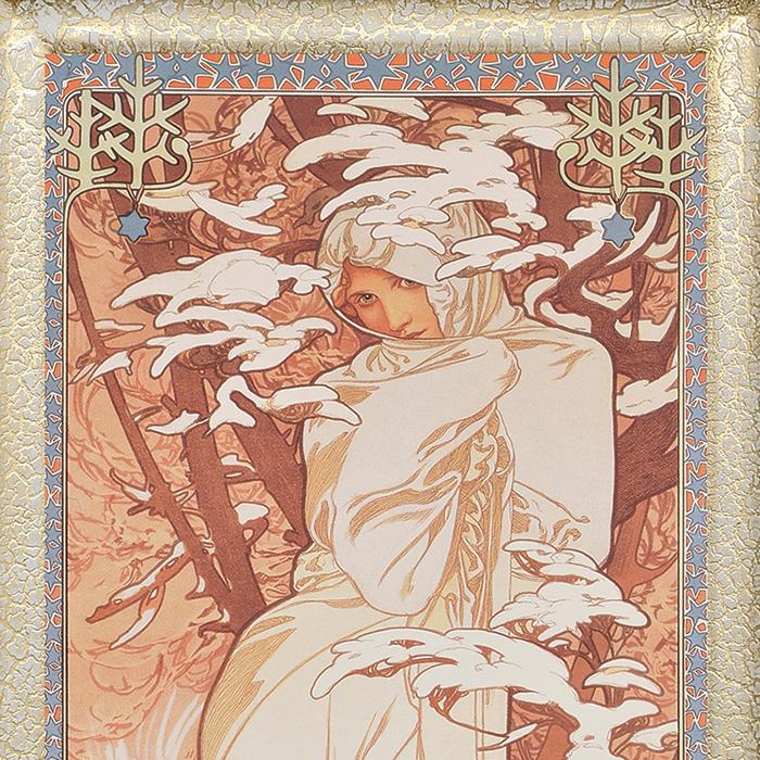 ミュシャ 四季 冬 複製画 絵画 大塚巧藝社 アールヌーヴォー |  | 02