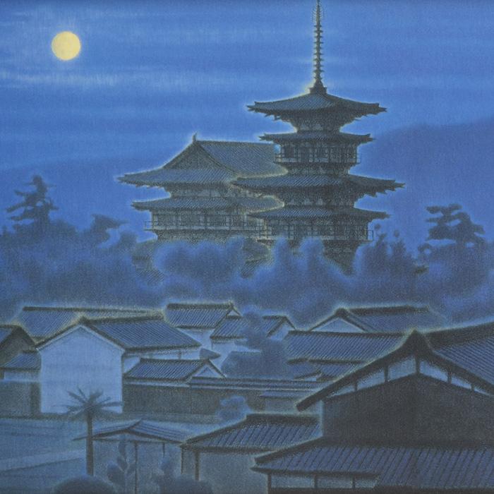 平山郁夫 寧楽の幾望 （ならのきぼう） 複製画 変形20号大 著作権者承認 大塚巧藝社 |  | 04