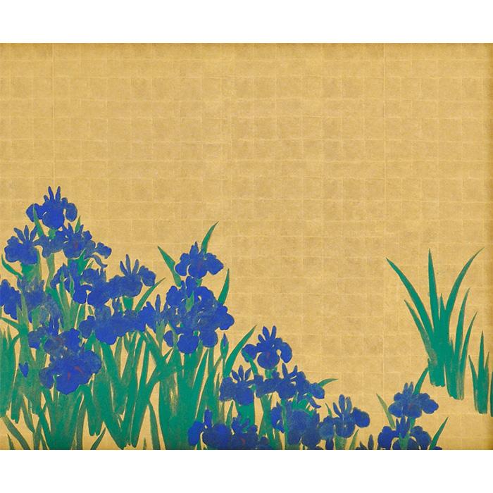尾形光琳 燕子花図 右隻・左隻セット 複製画 巧藝画 大塚巧藝社