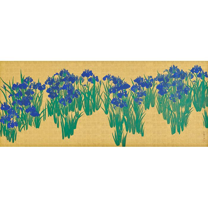 尾形光琳 燕子花図 右隻・左隻セット 複製画 巧藝画 大塚巧藝社