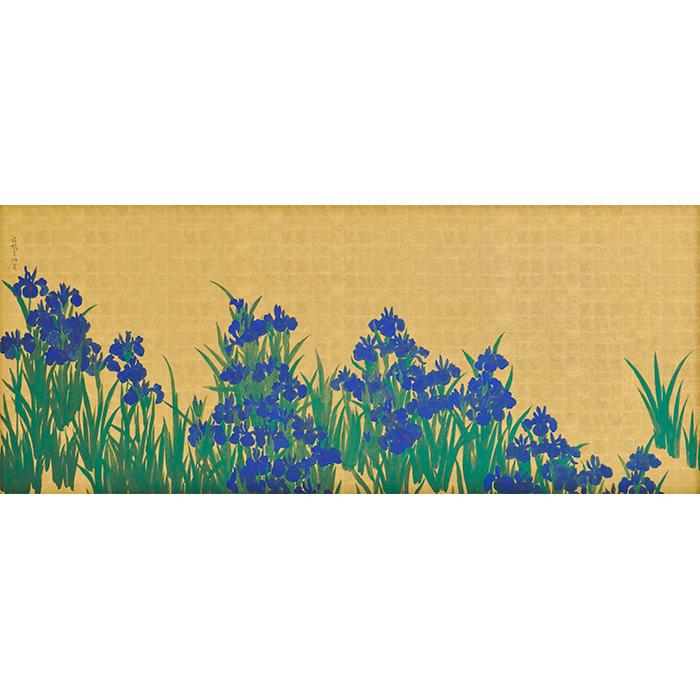 尾形光琳 燕子花図 右隻・左隻セット 複製画 巧藝画 大塚巧藝社