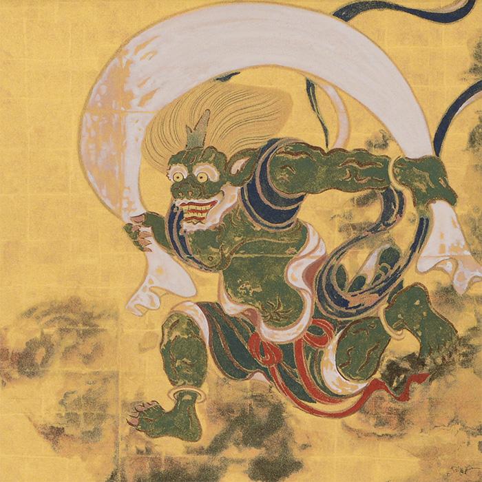 風神雷神　絵画　骨董　美術品 俵屋宗達 風神雷神図 額・掛軸 複製画 巧藝画 大塚巧藝社 受注制作