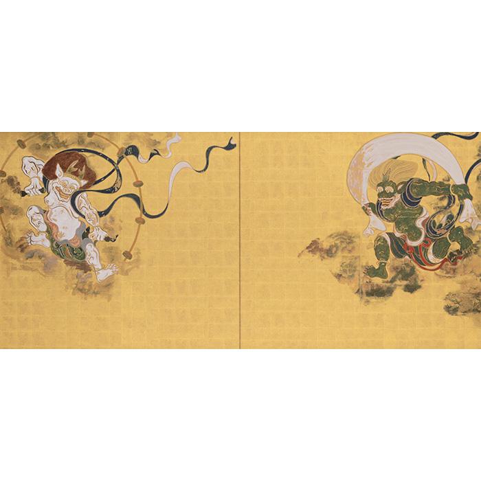 俵屋宗達 風神雷神図 額・掛軸 複製画 巧藝画 大塚巧藝社 受注制作