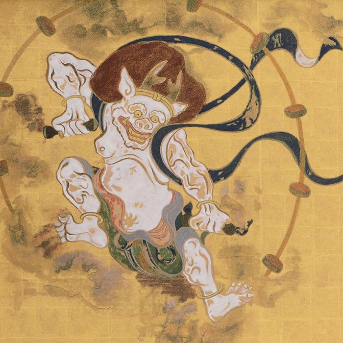 俵屋宗達 風神雷神図 額・掛軸 複製画 巧藝画 大塚巧藝社 受注制作