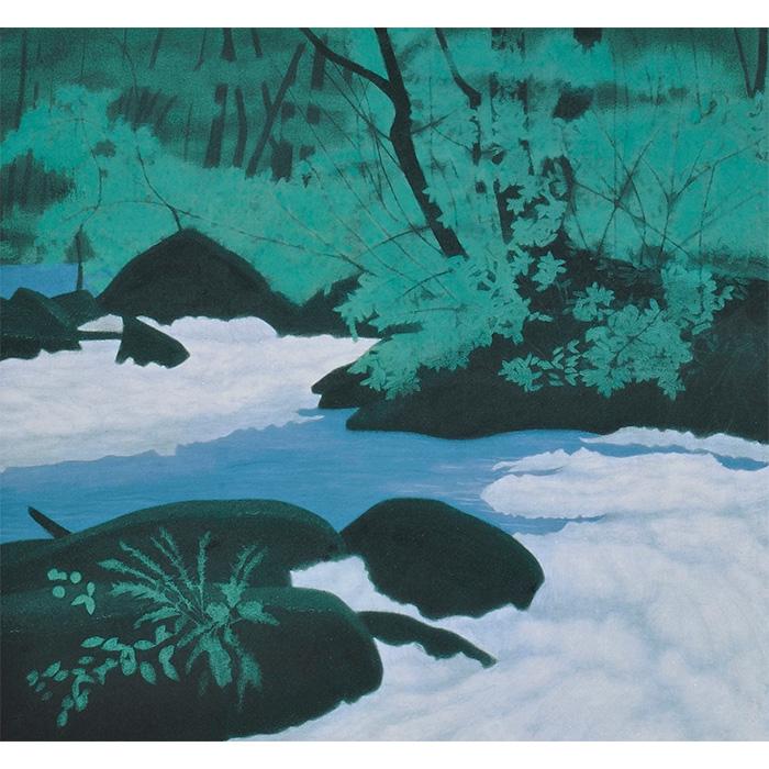平山郁夫 流水間断無 / 複製画 巧藝画 変形30号大 著作権者承認 大塚巧藝社 |  | 02